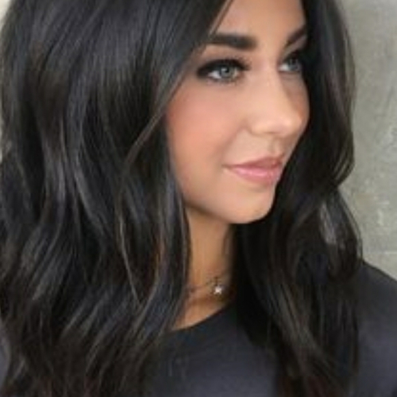 🆕️ 12 inch Color Black 🖤 Brand New 🖤Clip in Hair Extensions 🌱 - Picture 4 of 9